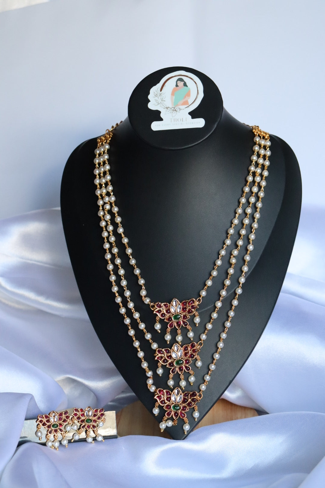 3 Layer lotus Mala set