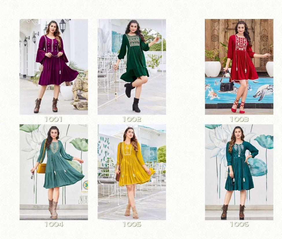 RAYON WRINKIL Kurtis