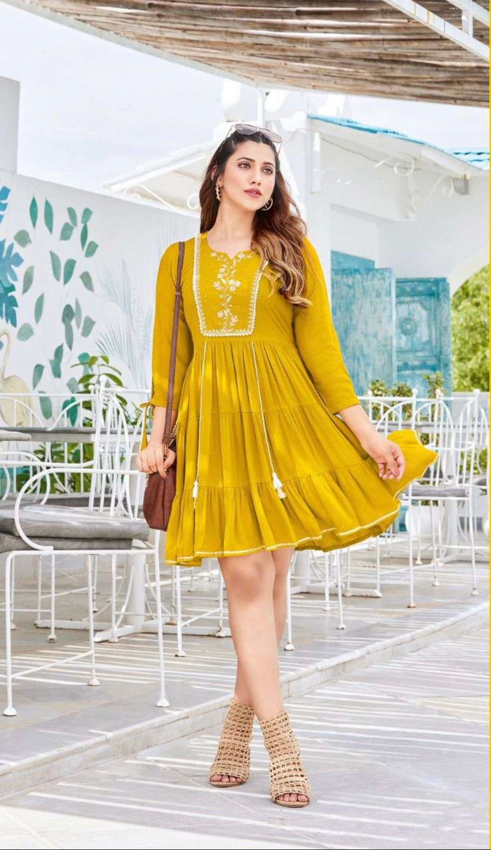 RAYON WRINKIL Kurtis